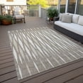 thumbnail image 6 of Addison Rugs Chantille Indoor/Outdoor Transitional Diamonds Taupe Washable Rectangle Rug, 2'6" x 3'10", 6 of 6