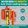 thumbnail image 2 of 0.75T/3M Lever Block, Lever Chain Hoist, Orange Come Along Manual Chain Hoist with 360°Hook Rotation & 10FT Height for Dock Loading, 2 of 8
