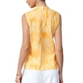 thumbnail image 3 of INSPIRE CHIC Summer Dressy Tank Top for Women Sleeveless Floral Business Casual Work Blouse Top XS Yellow, 3 of 6