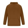 thumbnail image 5 of Dxzfnsa Hoodies for Men Oversized Mens Hoodies Long Sleeve Solid Color Pullover Sweatshirts with Pockets Fall Winter Athletic Sweatshirts, 5 of 5