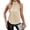 White, variant on Summer Satin Vest Halter Off Shoulder Solid Color Sleeveless Tops Smooth Surface Pullover Tops Loose Fit Tank Tops Daily Wear