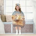 thumbnail image 7 of BZSMCE Wearable Blanket Hoodie Fashion Enchanting Swan Home Wear, 7 of 7