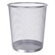 thumbnail image 1 of Bote de basura de hierro de malla con tapa abierta, cesto de basura redondo bien ventilado de gran capacidad para oficina en casa, 1 of 10