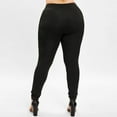 thumbnail image 4 of Danhjin Plus Size Leggings for Women High Waisted Tummy Control Non See Through Super Soft Black Leggings Yoga Pants on Clearance, 4 of 6