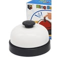 thumbnail image 1 of 1pc Orange Handheld Bell For Match And Quiz Game, 1 of 4