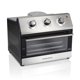 thumbnail image 5 of Hamilton Beach 31222 - Horno tostador para encimera con freidora de aire, incluye hornear, asar y tostar, se adapta a pizza de 12 pulgadas, 1800 vatios, 5 modos de cocción, negro y acero inoxidable (r, 5 of 5