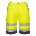 thumbnail image 5 of Portwest E043 Mens High Visability Lightweight Pollycotton Work Shorts Orange/Navy, Small, 5 of 5
