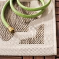 thumbnail image 4 of SAFAVIEH Courtyard Amanda Geometric Indoor/Outdoor Area Rug, 5'3" x 7'7", Brown/Bone, 4 of 13
