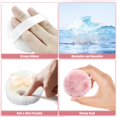 thumbnail image 4 of Set de bolsitas y recipientes para talco para bebés Jaxbo Glass Powder Puff, 4 of 8