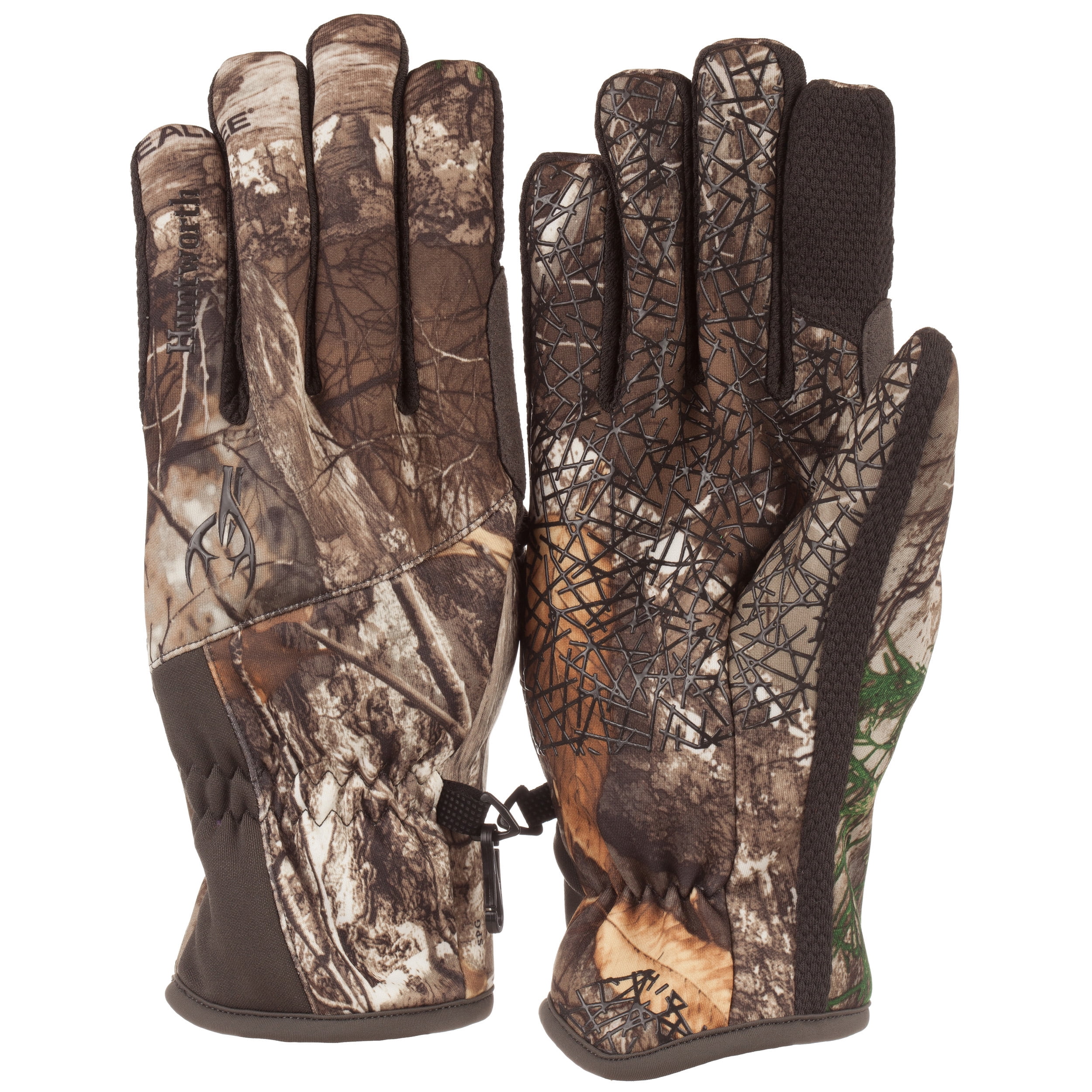 Huntworth Men's Stealth Mid-Weight Hunting Gloves Hidd'n Camouflage 