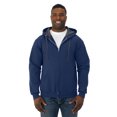 thumbnail image 1 of Fruit Of The Loom Mens Sofspun Full-Zip Hooded Sweatshirt, XL, J Navy, 1 of 3