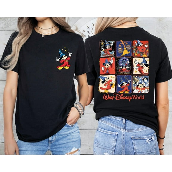 Disney Fantasia T-Shirt, Mickey Magic Shirt, Fantasia Sorcerer Tee, Disneyland Trip Shirt