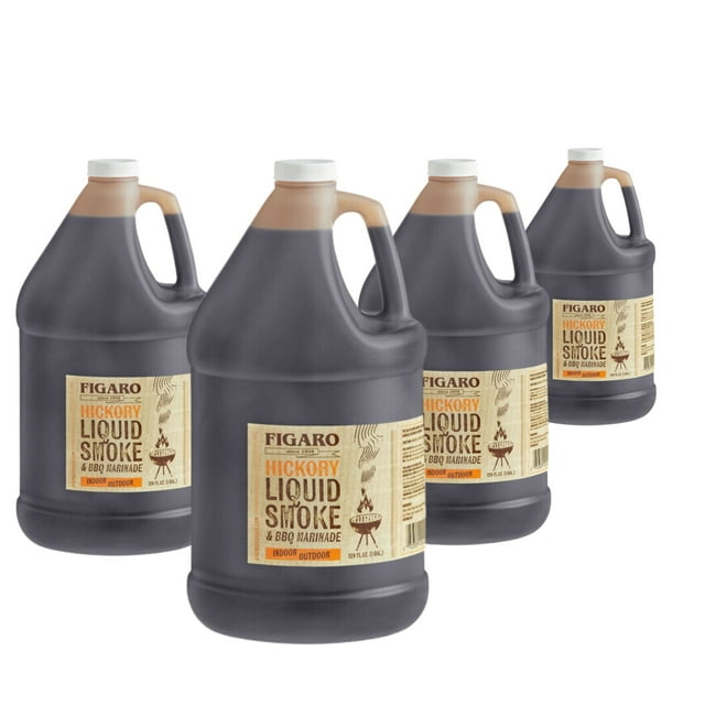 Figaro Fumée Liquide au Hickory 1 Gallon - Cocktail Fumé et Marinade