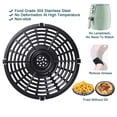 thumbnail image 4 of Autonomier Air Fryer Replacement Grill Pan For Power Dash Chefman 5Qt Air Fryers Crisper Plate Air Fryer Grill Plate Non-Stick Fry Coating Pan Dishwasher Safe (8.46In/5Qt), 4 of 5