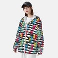 thumbnail image 3 of Lsque Trendy Colorful Pineapples 1 UPF 50+ Lightweight Sun Protection Men's Women's Long Sleeve Shirt, Hoodie Performance -3X-Large, 3 of 9