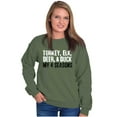 thumbnail image 3 of Funny Hunting 4 Seasons Deer Elk Fowl Sweatshirt for Men or Women Brisco Brands M, 3 of 6