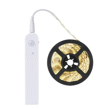 

Sonceds Bedroom Light Strip LED DC5V Motion Sensor High Brightness Cabinet Lamp Self-adhesive Hallway 180° Lighting Tape