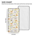 thumbnail image 2 of Cotton Bath Towels for Bathroom - Cartoon Cute Rabbit Tiger Microfiber Quick Dry Towels for Body Bath Sheets, Personalized Beach Towel, Soft Shower Towels for Travel Home Beach 27*55in, 2 of 7