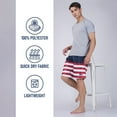 thumbnail image 5 of North 15 Boy's USA American Flag Microfiber Swim Trunk Boardshorts with Cargo Pokcet-7110B-Prt 9-18, 5 of 8