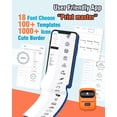 thumbnail image 3 of Rotuladora Phomemo M110 portátil con Bluetooth, térmica, naranja, 3 of 6