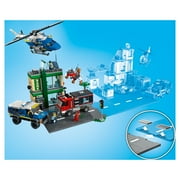 LEGO City Police Chase 60317 Bank with Helicopter, Drone and 2 Truck Toys for Kids 7 Plus Years Old, 2022 Adventures Series Building Sets