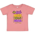 thumbnail image 3 of Inktastic Little Miss Mardi Gras with Crown and Dots Girls Baby T-Shirt, 3 of 5