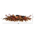thumbnail image 2 of Nearly Natural A1785 36 Po Feuilles d'Érable d'Automne et Baies Arrangement de Candélabre de Récolte d'Automne, 2 of 5