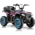 thumbnail image 3 of 40 cc Trail Blazer Ride-On Buggy,4 Stroke Dual-Speed Off-road 4-Wheeler, Key-Lock Safe & 10-15mph, Front & Rear Shocks and Knobby Tires for Grass, Dirt and Gravel,FLAG, 3 of 9