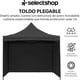 thumbnail image 2 of Carpa Toldo 3x3 Metros con Paredes Reforzado Plegable Impermeable Facil Armado Y Transporte para Jardín Casa Exterior Uso Rudo Acero Lona (Negro), 2 of 8