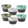 Pfaltzgraff 25-Ounce All Purpose Set of 6 Stoneware Bowls in 3 Colorways