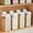 White, variant on NTGFU 4Pcs Grey Sealed Food Storage Container with Lid - Moisture and Leak Proof for Cereals, Nuts, Flour, Rice - Portable Kitchen Organizer