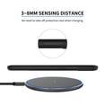 thumbnail image 4 of 10W Wireless Charger for iOS/Android Phones Fast Charging Pad Multi Protection 3~8mm Sensing Distance Through-Case Charging, Gold, 4 of 8