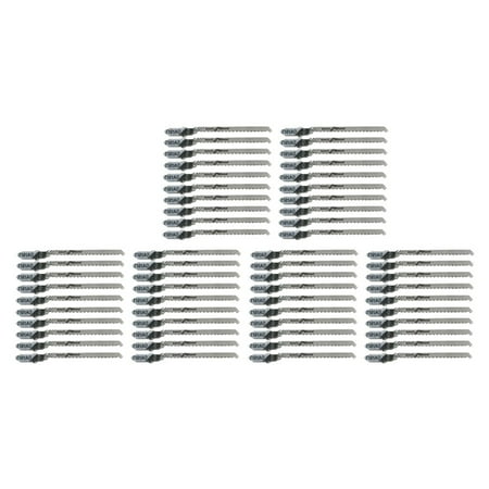 

60Pcs Reciprocating Blade T101AO T- Multi Jig Saw Blades for Wood Plastic Cutting Disc