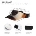 thumbnail image 3 of Fotbe Playful Smile Cute Dog Visera Deportiva con Diseño, Gorra Abierta Ajustable de Algodón para Mujer y Hombre, 3 of 7