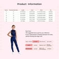 thumbnail image 6 of iixpin Full Body Jumpsuit for Girls Long Sleeves Biketards Tumbling Dance Leotard Skating Romper Bodysuit Blue 10, 6 of 6