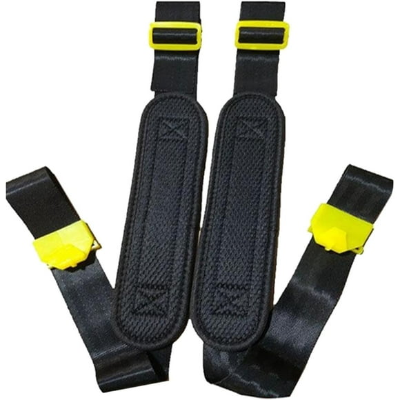Qucyy 2Pcs Backpack Sprayer Replacement Strap Padded Shoulder Straps Adjustable Garden Sprayer Accessories Comfortable Replacement, Thick Black and Yellow Thick