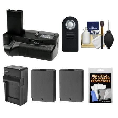 Vivitar Multi-Power Battery Grip for Canon EOS Rebel T3, T5 & T6 DSLR Camera with 2 LP-E10 Batteries + Charger + Remote + Kit Vivitar Multi-Power Battery Grip for Canon EOS Rebel T3, T5 & T6 DSLR Camera with 2 LP-E10 Batteries + Charger + Remote + Kit