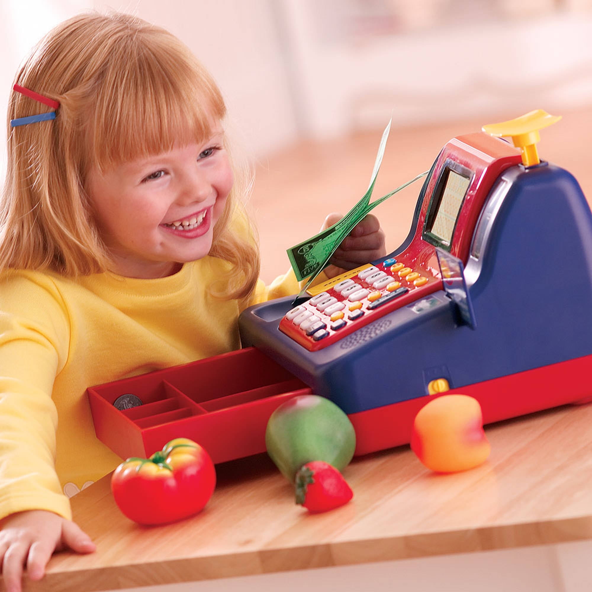learning resources pretend & play teaching cash register