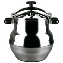 MAGEFESA Alustar 23.2 Qt Professional Pressure Cooker – Extra-Thick Aluminum, Fast Cooking, Thermodiffusion Bottom, 3 Safety Systems