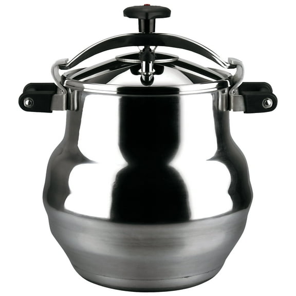 MAGEFESA Alustar 23.2 Qt Professional Pressure Cooker – Extra-Thick Aluminum, Fast Cooking, Thermodiffusion Bottom, 3 Safety Systems