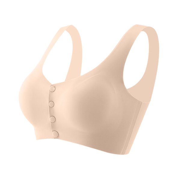 Knosfe for Women Seamless Plus Size Nursing Bra Female Front Close Breastfeeding TShirt Bra