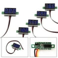 thumbnail image 3 of 5x Mini DC 0-30V Blue LED 3-Digital Display Voltage Voltmeter Panel Calibratable, 3 of 11