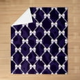 thumbnail image 3 of Cute Bow Plush Throw Blanket, Baby 30"x40" Kids Pearl Bow Flannel Fleece Blanket for Boys Teens Cute Bowknot All Season,Bed Blanket Elegant Bow Dark Purple, 3 of 6