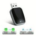 thumbnail image 2 of Wireless CarPlay Adapter, 2-in-1 Apple CarPlay and Android Auto Adapter, Plug and Play Automatic Connection, 0.5 Seconds Delay, Compact Design, Compatible with iPhone and Android, 2 of 7