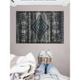 thumbnail image 7 of Linon Vintage Aztek Power Loomed Microfiber Polyester 2'x3' Rug in Gray, 7 of 7