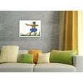 thumbnail image 4 of Blue Hula Man (Ke Kāne Hula Uliuli) - Hawaiian Hula Dancers - From an Original Watercolor Painting by Janet Stewart - Fine Art Rolled Canvas Print 20in x 26in, 4 of 4