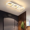 thumbnail image 5 of ADISUN LED Flush Mount Ceiling Light Modern Square Lighting Fixture Lamp for Hallway Bedroom Kitchen Office Living Room Lighting, Warm White, 5 of 7