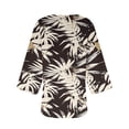 thumbnail image 3 of WRKEKC Women's Hawaiian Printed Long Sleeve Open Front Cardigan Coat Top for Women Spring Summer Trendy Casual Outfits, 3 of 4
