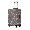 thumbnail image 2 of Fotbe Hedgehogs and Flowers1 Luggage Cover Protector,Suitcase Protector,Scratch and Dirt Resistant,Fits 18-32 Inch Luggage-Small, 2 of 9