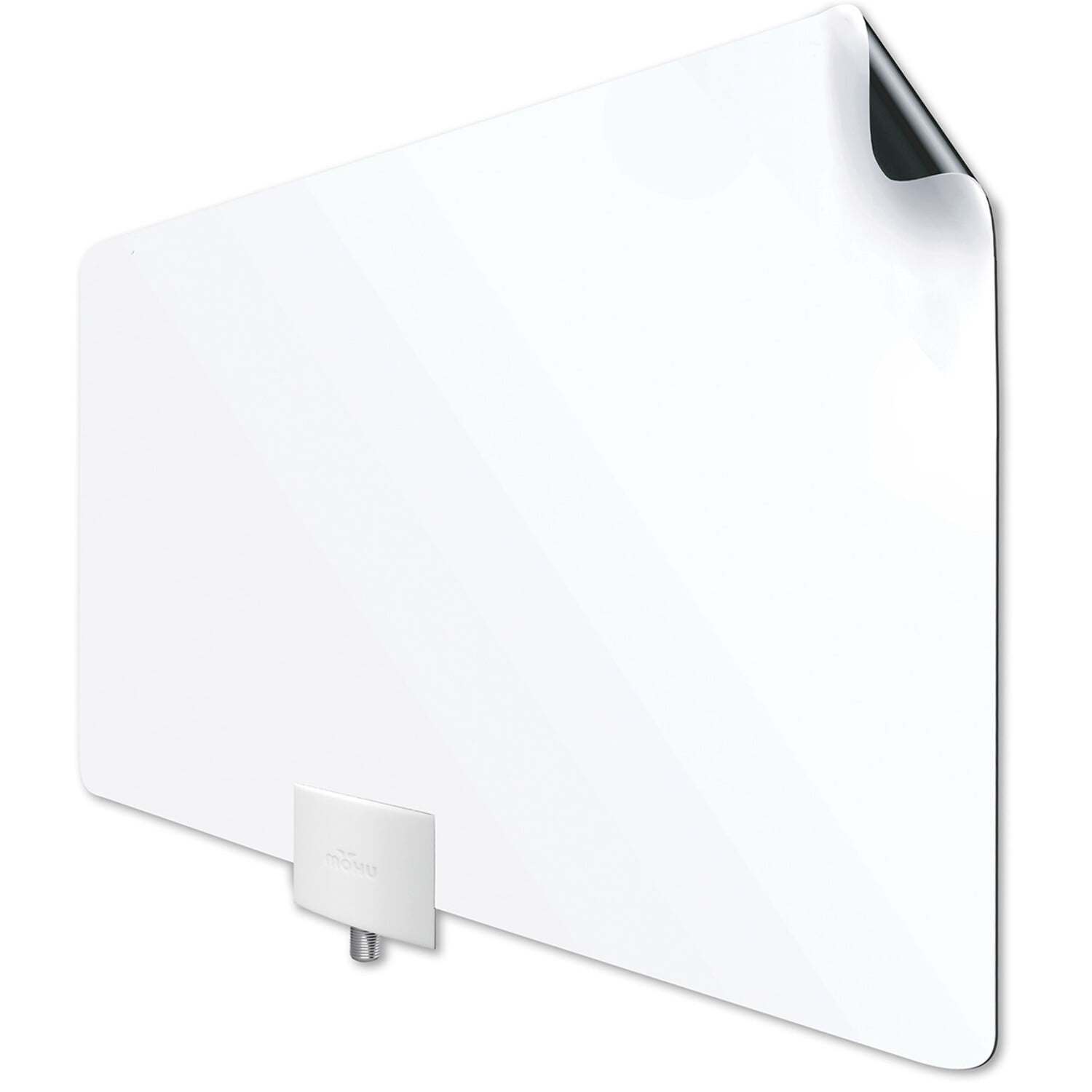 Mohu Leaf 50 Amplified Indoor HDTV Antenna w/ Jolt Switch In-Line Amplifier and 12 Ft. Coaxial Cable - image 4 of 11